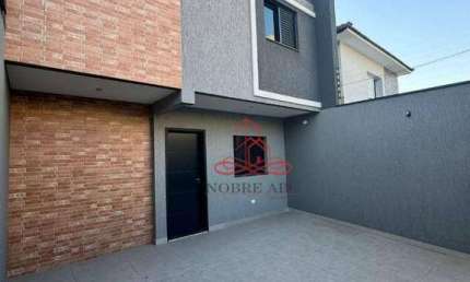 Sobrado com 2 dormitórios, 83 m² - venda por R$ 550.000,00 ou aluguel por R$ 3.500,00/mês - Vila Humaitá - Santo André/SP