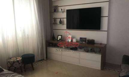 Sobrado com 3 dormitórios para alugar, 176 m² por R$ 4.280,20/mês - Jardim - Santo André/SP