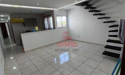 Cobertura com 3 dormitórios à venda, 60 m² por R$ 550.000,00 - Vila Pires - Santo André/SP