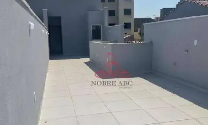 Cobertura com 2 dormitórios à venda, 120 m² por r$ 530.000,00 - vila humaitá - santo andré/sp