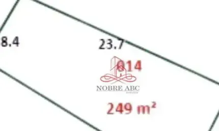 Terreno à venda, 249 m² por R$ 742.000,00 - Vila Guiomar - Santo André/SP