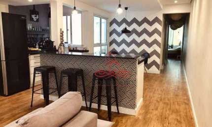 Apartamento com 3 dormitórios à venda, 75 m² por R$ 695.000,00 - Vila Curuçá - Santo André/SP