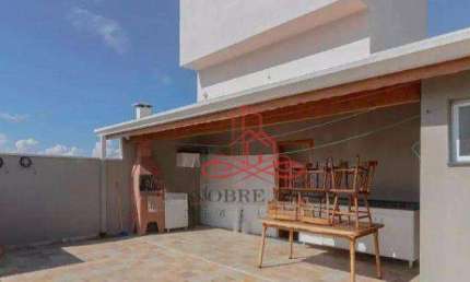 Cobertura com 2 dormitórios para alugar, 60 m² por R$ 3.000/mês - Vila Camilópolis - Santo André/SP