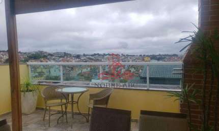 Cobertura com 3 dormitórios à venda, 49 m² por R$ 375.000,00 - Jardim Alvorada - Santo André/SP