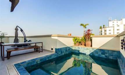 Cobertura Duplex  venda Campo Belo com 3 Suítes, 4 vagas.  Porteira Fechada