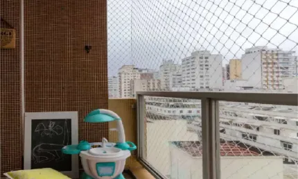 Apartamento  venda higienópolis 130 m² , 3 dormitórios, suíte, 2 salas,2 vagas, varanda, piscina