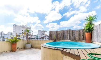 Cobertura a venda Pinheiros,  167 m², 3 dormitórios, 1 suítes,2 salas,3 vagas ,piscina privativa.