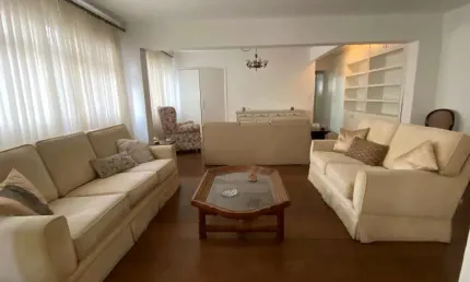 Apartamento 140 m² no coração dos jardim america, semi mobiliado, 3 dormitórios, 1 suite.