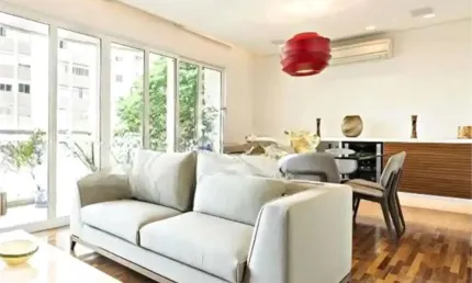 Apartamento à venda em moema 1 por andar, 138m², 2 suítes, closet, 3 vagas