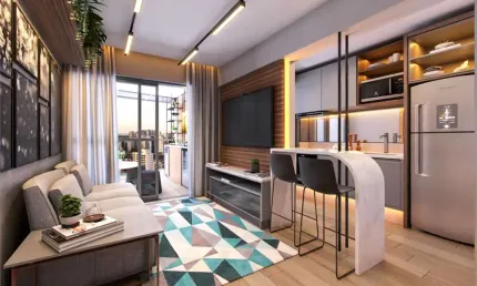Apartamento com 1 quarto à venda na Avenida Santo Amaro, --, Brooklin, São Paulo