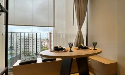 Apartamento novíssimo - 1a. locação com 37 m2, sala, sacada, 1 dormitório.