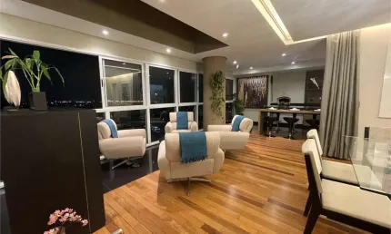 Apartamento com 204 m², 3 suítes, 3 vagas, vista deslumbrante, lazer completo próximo ao metrô