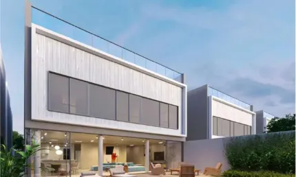 Condomínio fechado com 12 casas isoladas localizado próximo à Faria Lima.