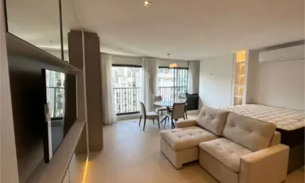 Apartamento reformado com 44 m², 1 vaga, lazer no paraíso!