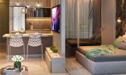 Studio novo a venda na Vila Nova Conceição, andar alto, 26 m2, terraço e vista p/ o Pq Ibirapuera
