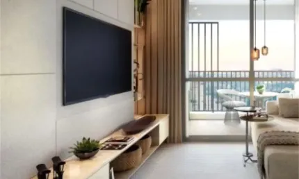 Apartamento com 44 m2, terraço e 1 vaga, a venda nos jardins