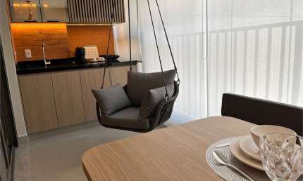 Apartamento á venda no Ibirapuera - 1 dorm, 1 vaga, Mobiliado, a 10 minutos de caminhada do Parque.