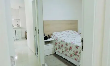 Apartamento no condominio home stay, via ibirapuera. totalmente imobiliado. ao lado da estação aacd