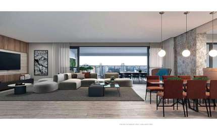 Apartamento na Chac. Sto Antonio com 162 m² com 3 suítes e 3 vagas.