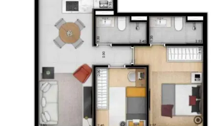 Apartamento com 2 quartos à venda na Rua Gabriel de Lara, --, Brooklin, São Paulo