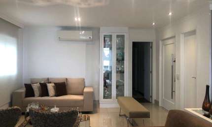 Apartamento  com 170m2, 3 suítes, lavabo,  varanda gourmet integrado a cozinha , e 4 vagas +deposito