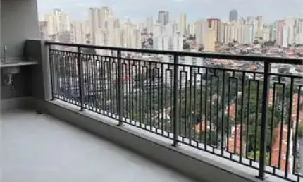 Apartamento com 1 suíte e 2 dormitórios chácara klabin