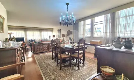 Apartamento de 235m² 3 dormitórios, 1 suíte, lavabo, 2 vagas em higienópolis.