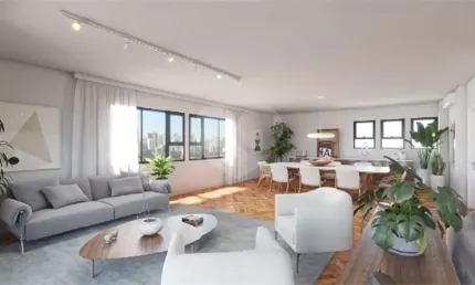 Apartamento à venda de 180 m² em perdizes com 3 dormitórios sendo 1 suíte com closet e 2 vagas.