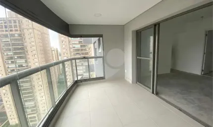 Apartamento novo a venda no Brooklin, com varanda, lavabo, 2 suítes e 2 vagas