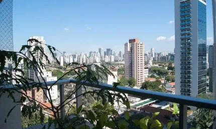 Vila Olímpia! Lindo apto, novo, 2 dorms, suite, vaga, andar alto, varanda e com ótima localização
