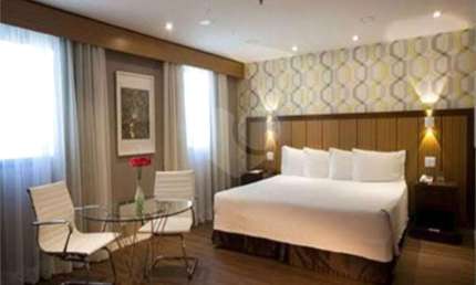 Flat com 1 quarto à venda na Avenida Ibirapuera, --, Moema, São Paulo