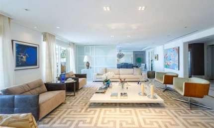 Apartamento Alto Padrão - Higienópolis - São Paulo SP - 4 suítes, 6 vagas, 613 m2 úteis com Varanda, Lazer e Quadra de Tennis!!!