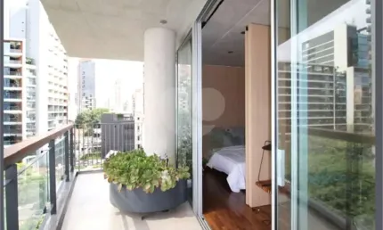 Apartamento á venda vila nova conceição - são paulo sp - 1 dormitório, cozinha americana, varanda, mobiliado e novo. 2 vagas e 70 m2 uteis.