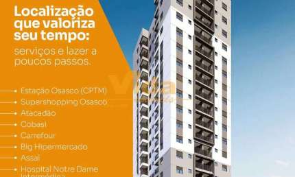 Apartamento com 1 quarto à venda na Vila Yara, Osasco 