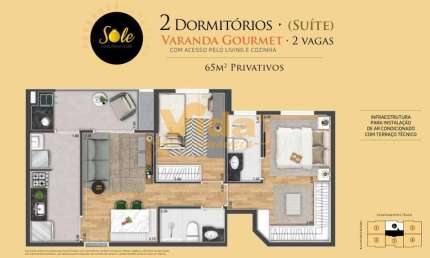 Apartamento com 3 quartos à venda na Vila Osasco, Osasco 