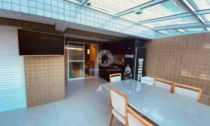 Apartamento Garden à venda, 3 quartos, 1 suíte, 2 vagas, Vila Belmiro - Santos/SP