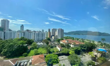 Apartamento com 1 dormitório à venda, 43 m² por r$ 750.000,00 - aparecida - santos/sp