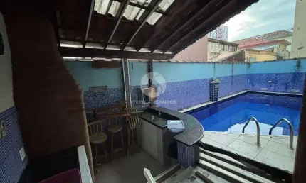 Casa com 3 quartos à venda no Embaré, Santos 