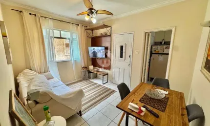Apartamento com 2 dormitórios à venda, 90 m² por R$ 388.000,00 - Aparecida - Santos/SP