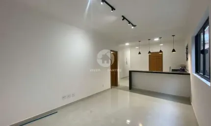 Sobrado com 3 dormitórios à venda, 100 m² nova e com finos acabamentos - Embaré - Santos/SP