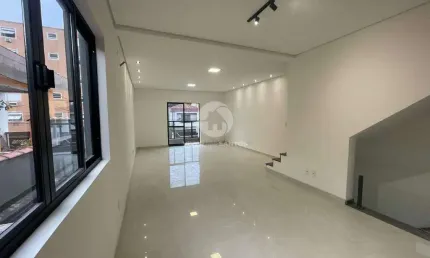 Casa Sobreposta Alta Recém Construída com 4 dormitórios à venda, 220 m² - Embaré - Santos/SP