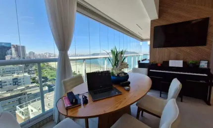 Apartamento com 2 dormitórios à venda, 90 m² por R$ 1.862.000,00 - José Menino - Santos/SP