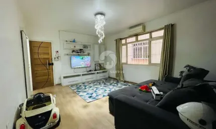 Apartamento com 3 dormitórios sendo 1 suíte e 1 vaga de garagem - campo grande - santos/sp