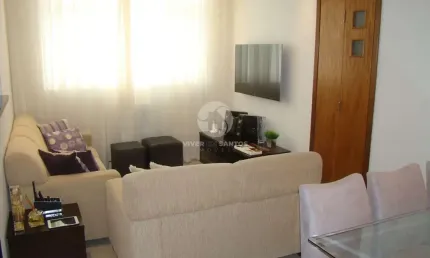 Apartamento com 2 dormitórios à venda, 66 m² por R$ 499.000,00 - Embaré - Santos/SP