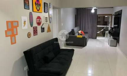 Apartamento com 1 dormitório à venda, 60 m² por R$ 460.000,00 - Boqueirão - Santos/SP