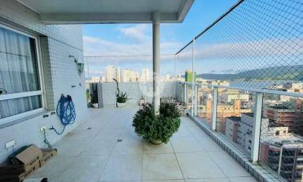 Apartamento com 4 dormitórios à venda, 330 m² por R$ 4.900.000,00 - Aparecida - Santos/SP