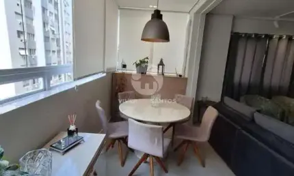 Apartamento à venda, 2 quartos, 1 suíte, 1 vaga, gonzaga - santos/sp