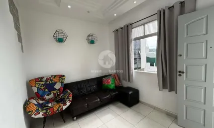 Apartamento à venda, 1 quarto, 1 vaga, ponta da praia - santos/sp