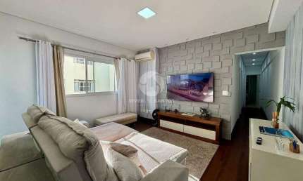 Apartamento frente mar - 3 dormitórios sendo 1 suíte - 2 vagas - José Menino - Santos