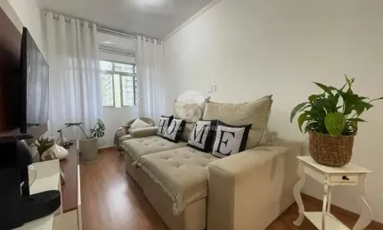 Apartamento à venda, 2 quartos, 1 suíte, 1 vaga, vila mathias - santos/sp